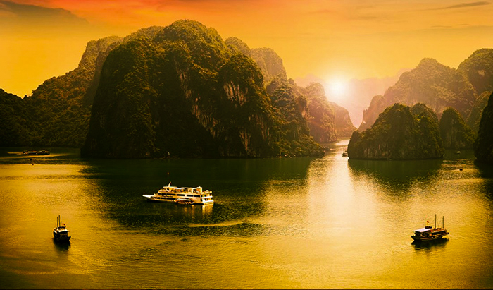 The beauty of Halong bay